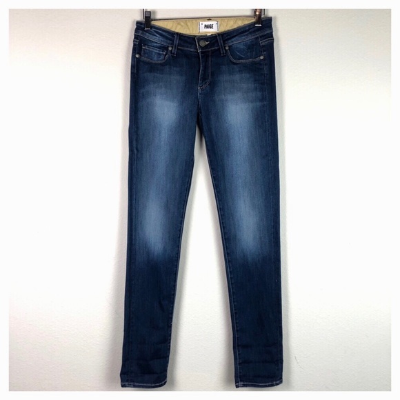 PAIGE SKYLINE SKINNY SKINNY IN RAVINE 27 - Picture 2 of 6